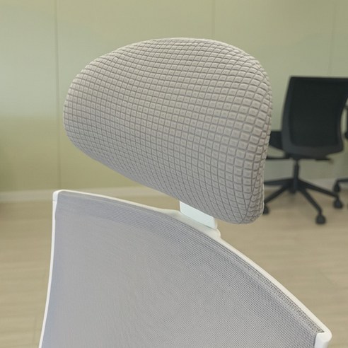 러빙랩 의자 리폼 헤드커버, 라이트그레이, 1개