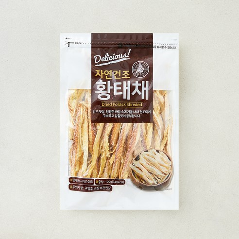 해맑은푸드 자연건조 황태채, 1개, 100g