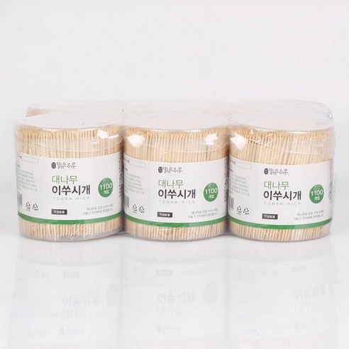 지앤디맑은하루 원통 대나무 이쑤시개 이미지 2