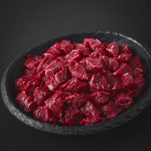 목우촌 국내산 양지 세절 소고기 국거리용 (냉장) 후기 분석 - 선명한 육색의 세절 고기 상세샷