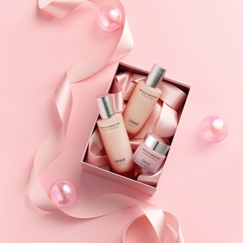 오휘 미라클 모이스처 핑크 베리어 스킨 150ml + 에멀전 130ml ... 솔직 후기 | 피부 타입별 분석 - 상품 이미지 2