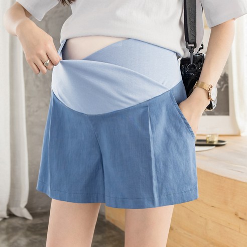 에이홉 임산부 크로스 복대 반바지