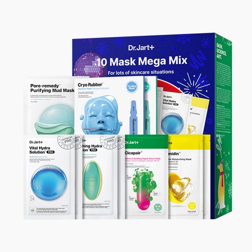닥터자르트 홀리데이 10 마스크 메가 믹스, 10개입, 1개