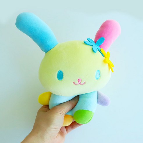 매니어리틀 산리오 우사하나 모찌인형, 1개, 혼합색상, 20cm
