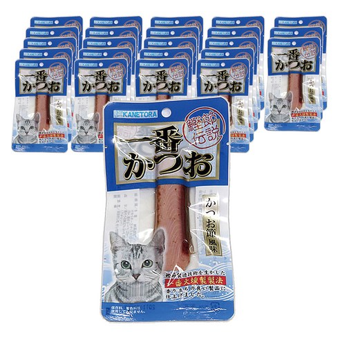 펫모닝 고양이 카네토라 순살 액기스 간식, 파랑(가다랑어액기스), 24개