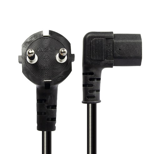 Soltap 韓國製 彎頭 AC電源線 PC電源插頭 電源線 SOLTOP-068, 1個, 3m - 傳輸線 | 酷澎