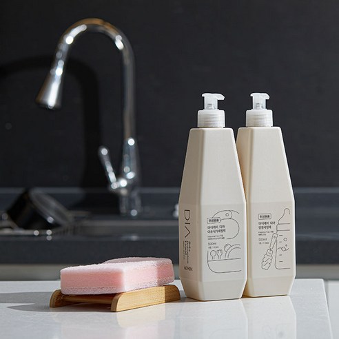 마더케이 디아 젖병 유아 주방세제 무향 후기 분석 - 한 손에 쏙 들어오는 리필 팩