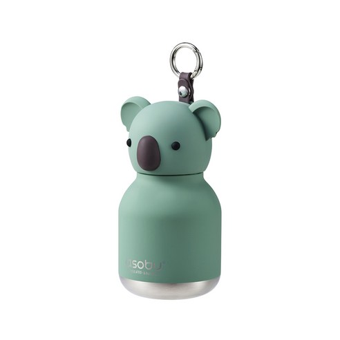 아소부 스텐 진공 보온보냉 캐릭터 키링 미니 베스티 텀블러, 코알라, 1개, 200ml