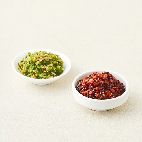 도들샘 멸치고추다짐 55g + 고들빼기낙지 비빔장 70g 세트, 125g, 1세트