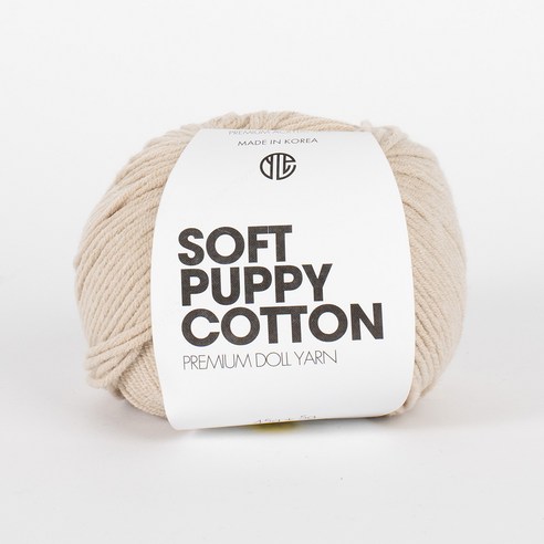 연일섬유 소프트퍼피 뜨개실 45g, 50 베이지, 1개