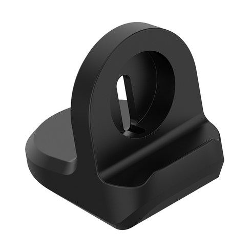 바나나랜드 갤럭시워치용 충전독 실리콘 거치대 스탠드, BLACK, 1개