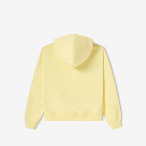 뉴발란스 여성용 에센셜 오버핏 빅로고 면 후드티 NBN0F1V222 후기 분석 - 안감 소재 디테일