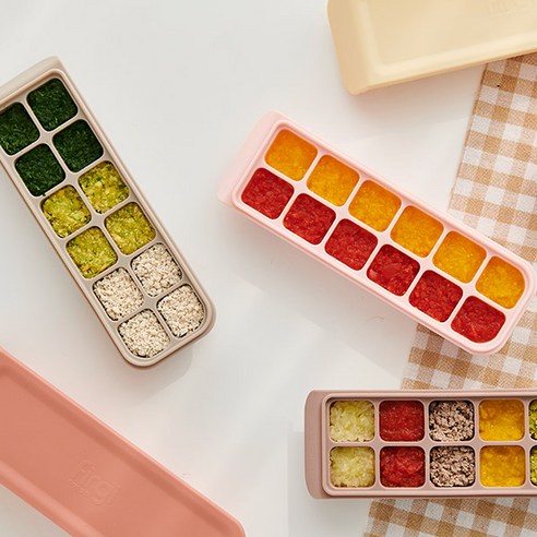 정성껏 만든 이유식, 이제 낭비 없이 깔끔하게 보관하세요