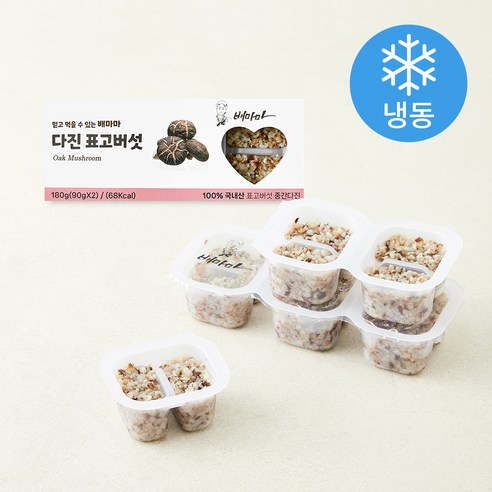 배마마 중간 다진 표고버섯 (냉동), 180g, 1개