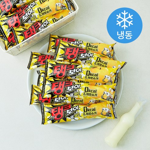 빙그레 탱크보이 배 Zero 아이스크림 (냉동), 35개, 1개입, 120ml
