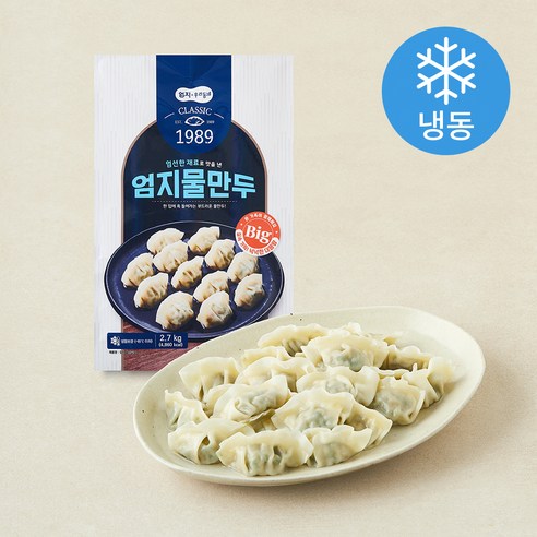 엄지식품 물만두 (냉동), 2.7kg, 1개