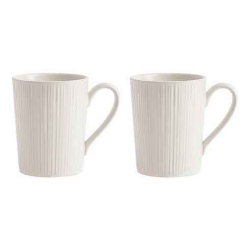 르난세 휘게 머그잔 430ml, 크림, 2개