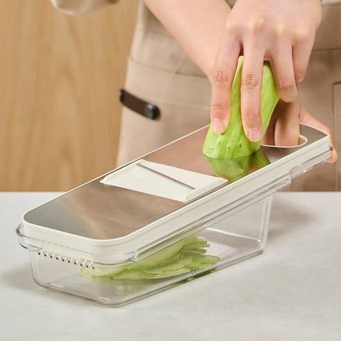 르메이드 스테인레스 슬라이서 다용도 마그넷 만능 채칼 세트 이미지 4