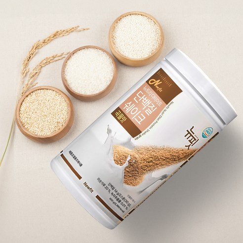 뉴핏 뉴트리 다이어트 단백질 쉐이크 곡물맛 600g, 1개 이미지 3