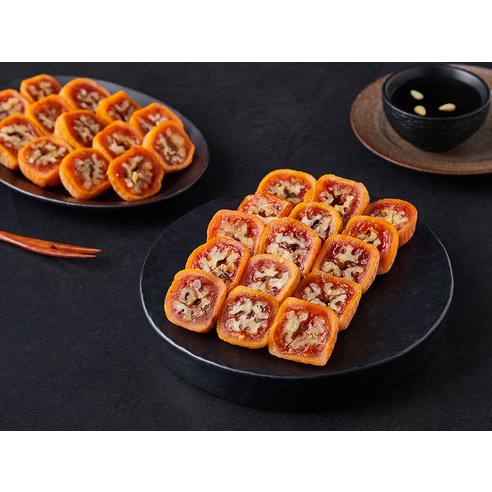 곶감호두말이 선물세트(냉동) 후기 분석 - 박스 내부 정렬 상태