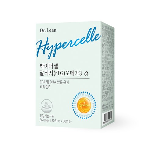 오늘 하루, 내 몸을 위한 작은 변화, 닥터린 하이퍼셀 알티지 오메가3 알파로 시작하세요.