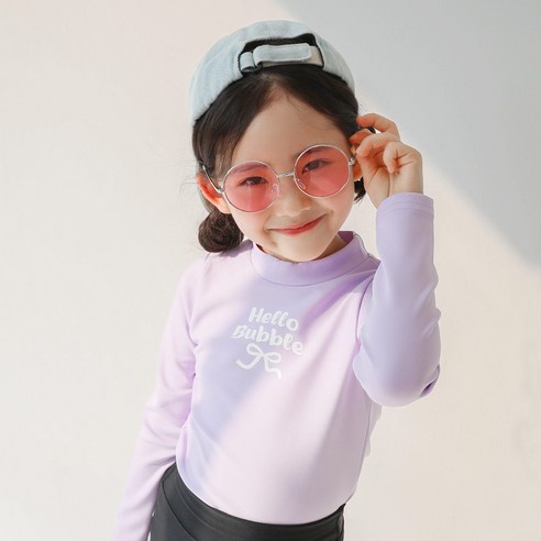 로로샤 아동용 안즈 자외선 차단 래쉬가드 상의