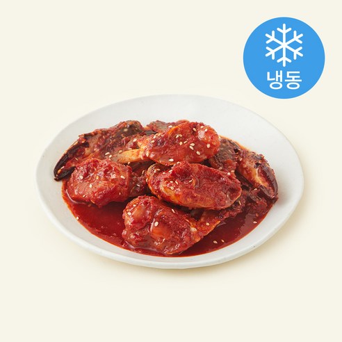 초록햇살 국내산 꽃게로 담근 양념게장 (냉동), 300g, 1개