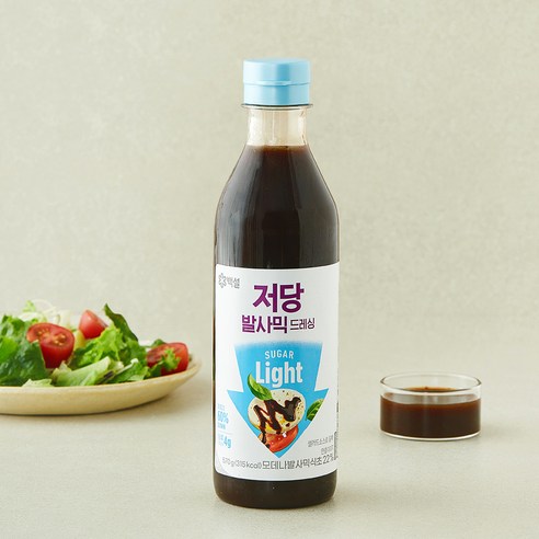 백설 저당 모데나 발사믹 더블그레이프 올리브오일 드레싱 샐러드소스, 570g, 1개
