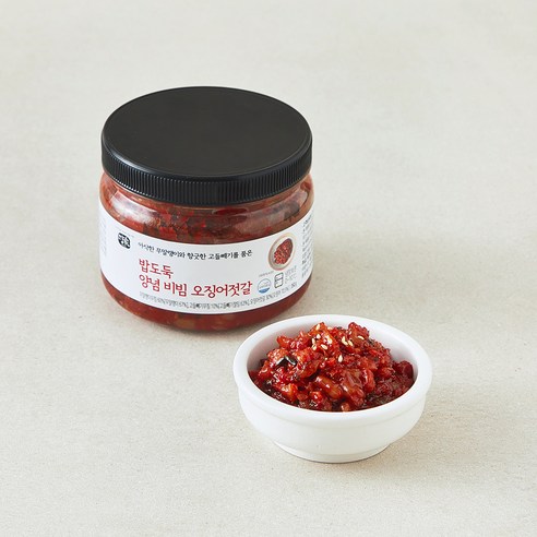 담가 순창 밥도둑 양념 비빔 오징어젓갈, 350g, 1개