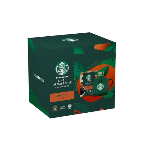 스타벅스 카페모먼트 스무스 커피 + 그린 머그 세트 후기 분석 - 커피 분말 디테일