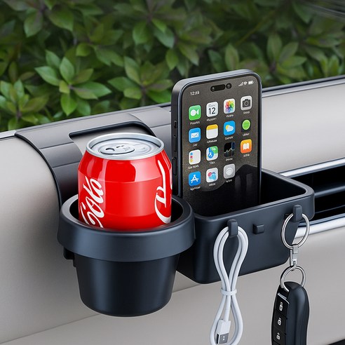 808 차량용 다용도 수납 트레이 휴대폰 거치대 컵홀더 이미지 4