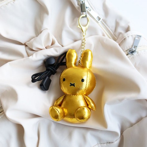 매니어리틀 미피 키링, 11cm, 골드, 1개