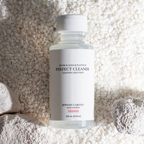 솔앤솔 올인원 금 은 퍼펙트 클리너 200ml + 핀셋 + 폴리싱천 세트 이미지 4
