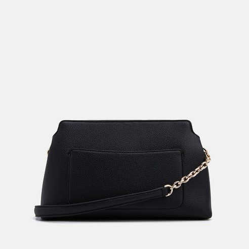 메트로시티 숄더백 미듐 M243MO1053Z 후기 분석 - 로고 장식 근접 촬영