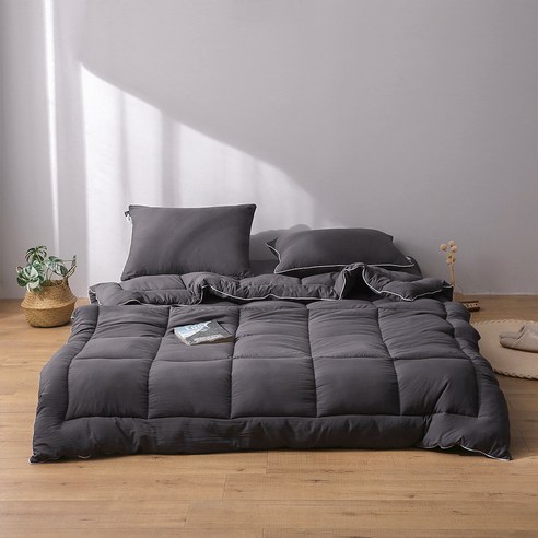 포근하고 부드러운 루아베 차렵이불로 사계절 내내 쾌적한 수면을.