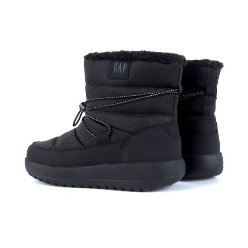 갭 여성용 레이브 패딩 부츠 측면 디자인, 트렌디한 어글리 부츠 쉐입