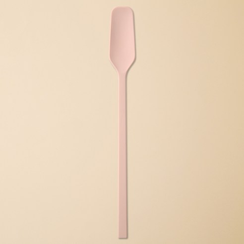 이지실리 스퀘어 실리콘 다용도 티 버터 잼스푼, 핑크, 1개