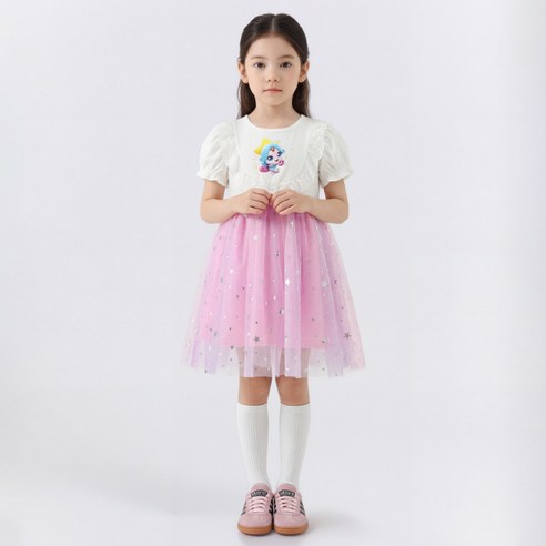 프리미에팜 아동용 캐치 티니핑 5부 샤 레이스 원피스 2호 초롱핑