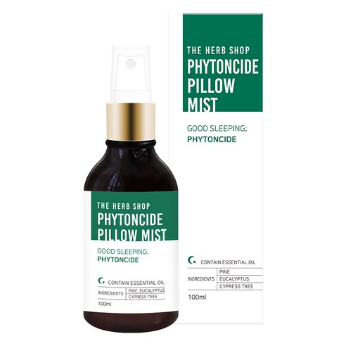 더허브샵 필로우 미스트, 1개, 100ml, 피톤치드