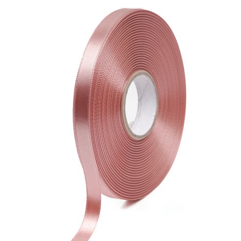 포포팬시 뭉구 프리미엄 유광 단면 공단 리본 10mm, 33 감색, 1개, 45m