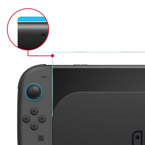 조이트론 닌텐도스위치2 9H 강화유리 SE 액정 보호필름 2p 세트 이미지 4