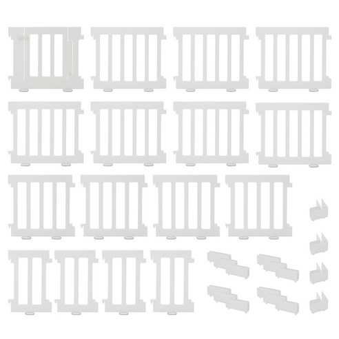 에듀플레이 우디베이비룸 16종 세트 2000 x 2800 mm, 화이트, 1개