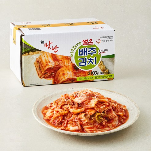 인우 늘맛난 썰은 배추김치, 3kg, 1개
