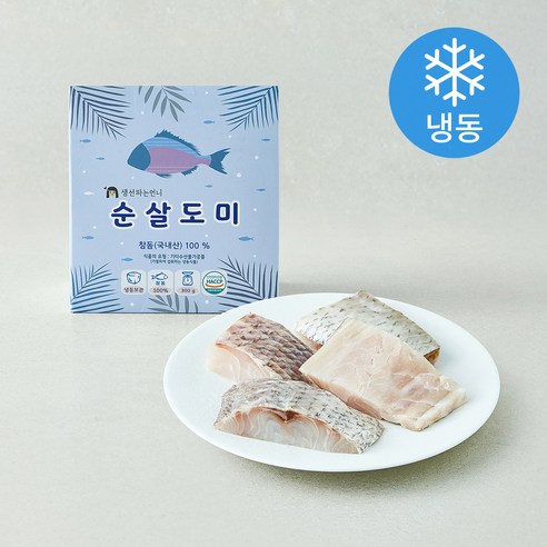 생선파는언니 순살 도미 (냉동), 1개, 300g