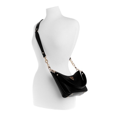 게스 여성용 글로리아나 사피아노 탑지퍼 숄더백 RO3A35J 후기 분석 - 내부 안감