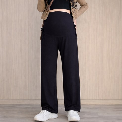 데이소이 사이드 리본 찰랑찰랑 임부용 긴바지