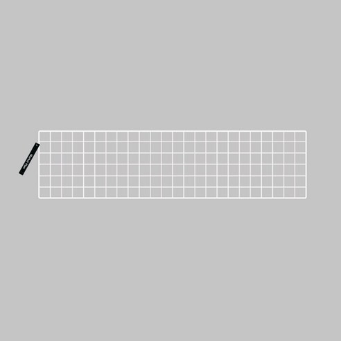 마켓플랜 인테리어 네트망 120x30cm, 화이트, 1개
