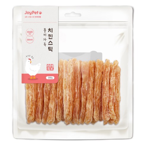 조이펫 강아지 풍미가득 건강한 육포, 200g, 1개, 치킨스틱