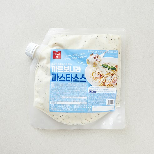 쉐프엠 까르보나라 파스타 소스, 400g, 1개