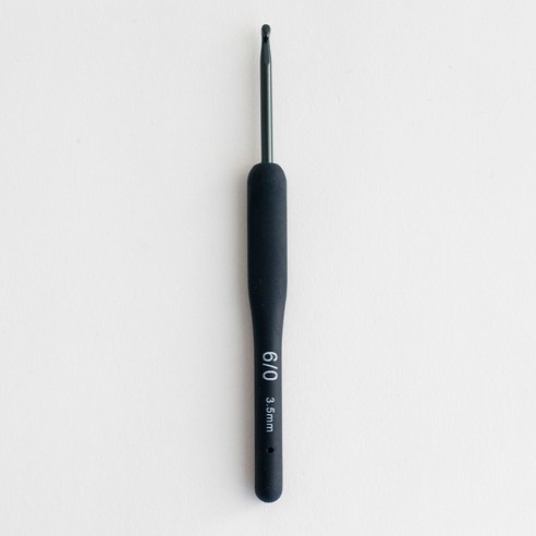 yarna 고무그립 모사용 코바늘 6/0호 3.5mm, 블루, 1개